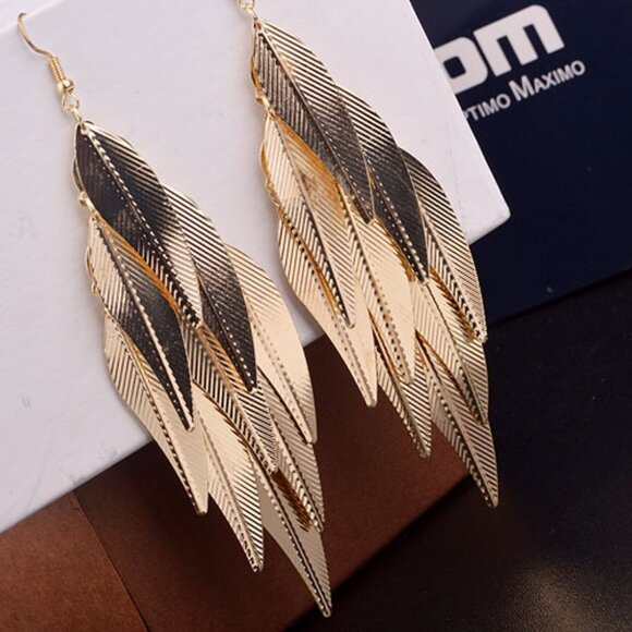 Leaf Earrings - Picture 1 of 3